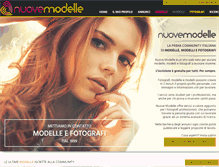 Tablet Screenshot of nuovemodelle.com